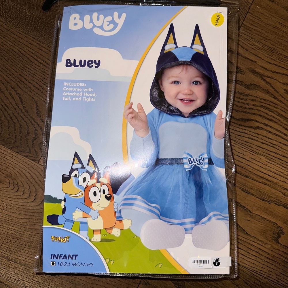 Baby Girls Bluey Costume 18-24 months